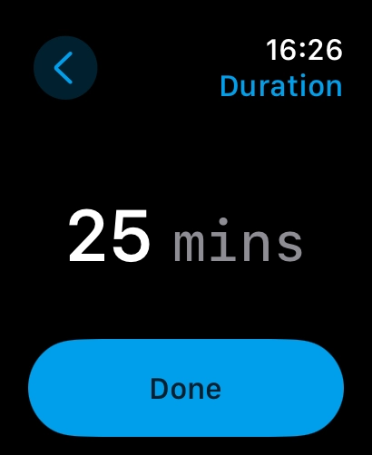Duration Screen